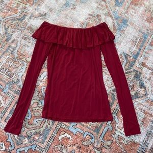 Off the shoulder top